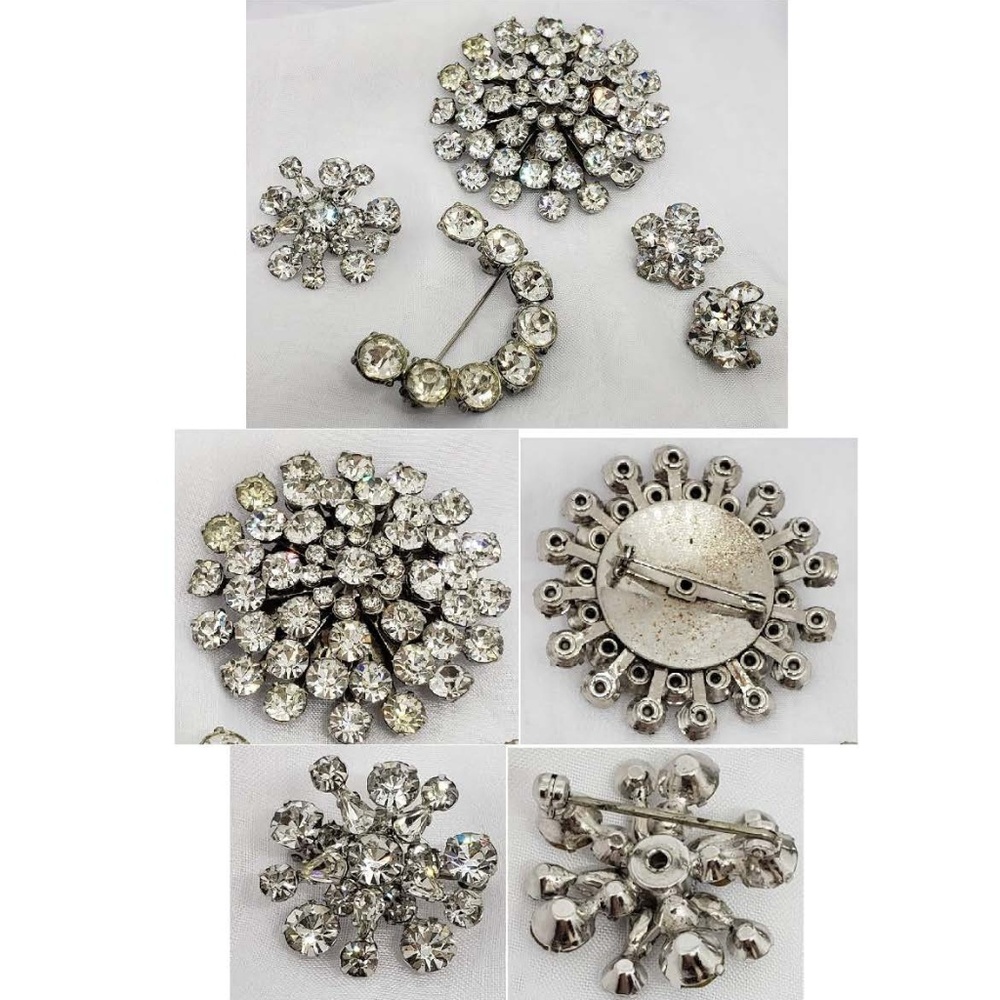 Vintage Brooch Collage Testing 1-2-3